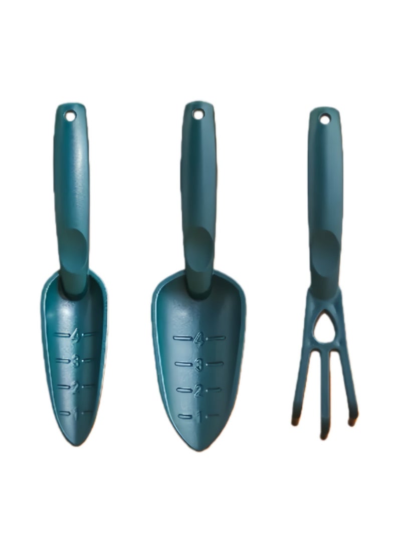 مقصات زراعية بلاستيكية (مجموعة من ثلاثة قطع) – للزراعة/الحفر/تفريخ التربة للمنزل والخارج - Image 1